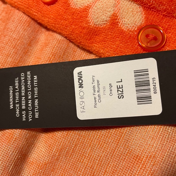 Orange Flower Rompet - Picture 5 of 6